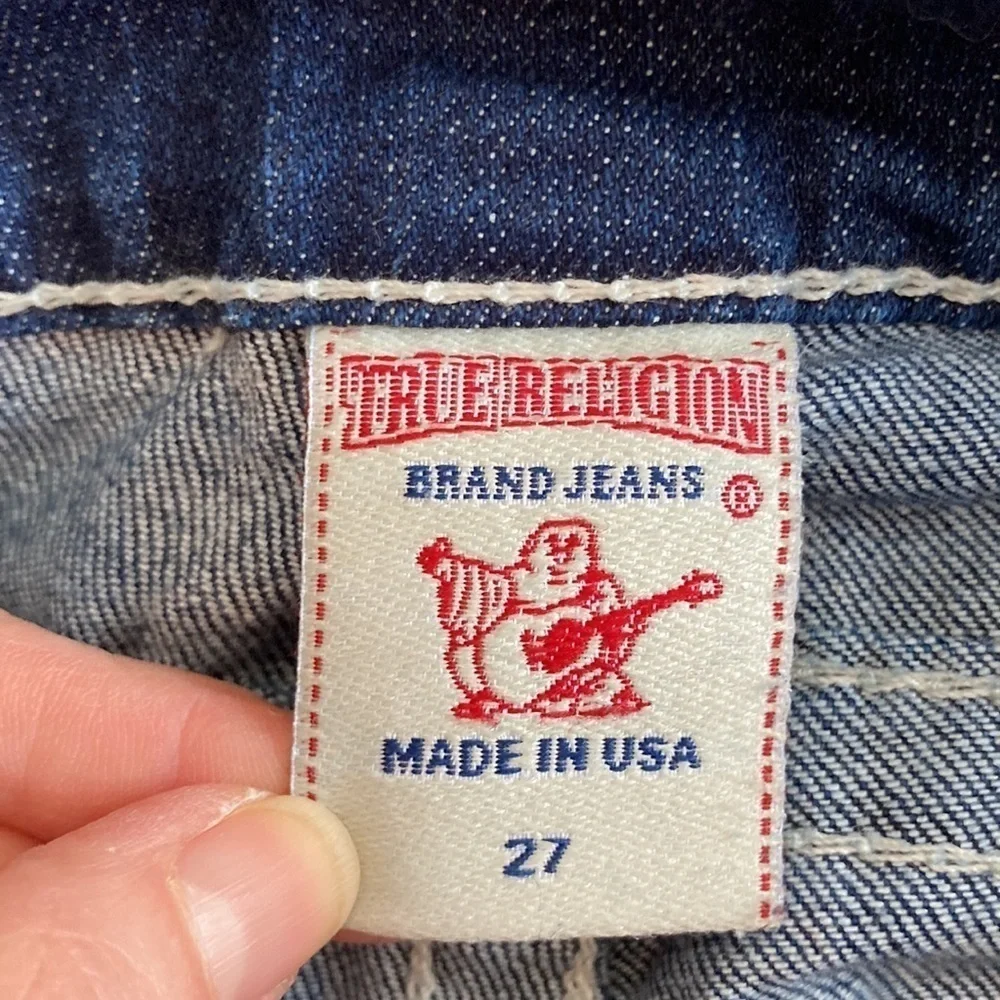TRUE Religion Low Rise, Slim Straight Jean 27 - Picture 12 of 13